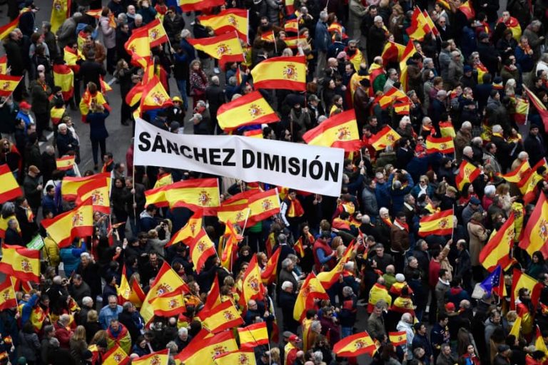 Mass Protests In Madrid As PM Attempts To Hold Talks With Catalan Separatists