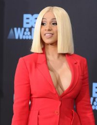 cardi b red