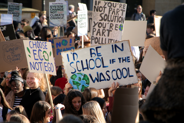They’d Be In School If The World Was Cool: Students Protesting Climate Change