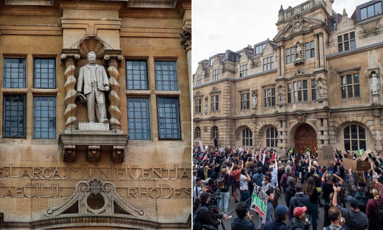 The Architect of Apartheid, Cecil Rhodes, Falls At Oxford
