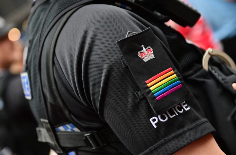 Police at Pride Parade